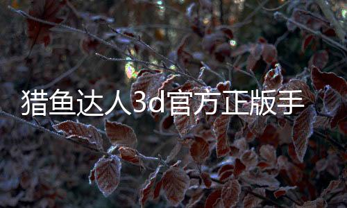 猎鱼达人3d官方正版手游