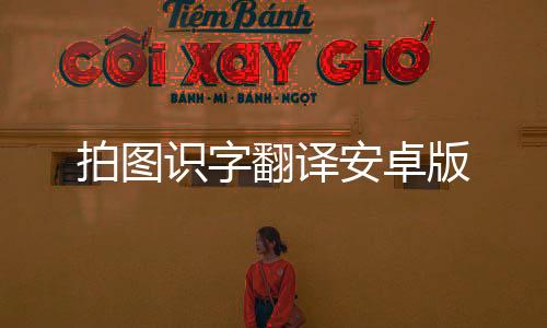 拍图识字翻译安卓版