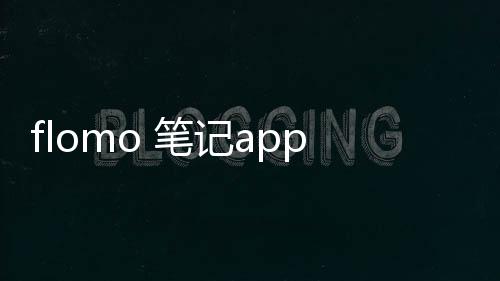 flomo 笔记app